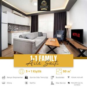 bakirkoy otel 1+1 aile suiti